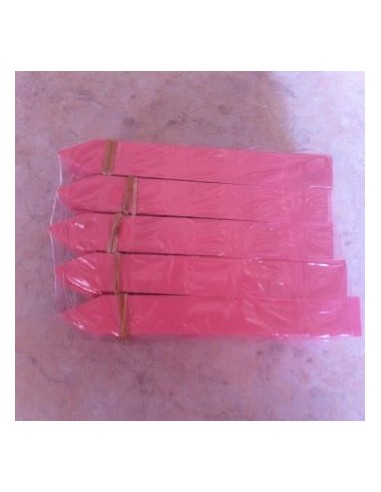 50 Etiquettes à piquer en PVC souple - longueur 12cm